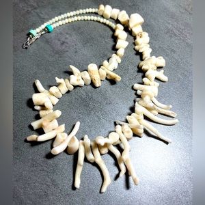 Natural Branch Coral Necklace Vintage from the Seventies